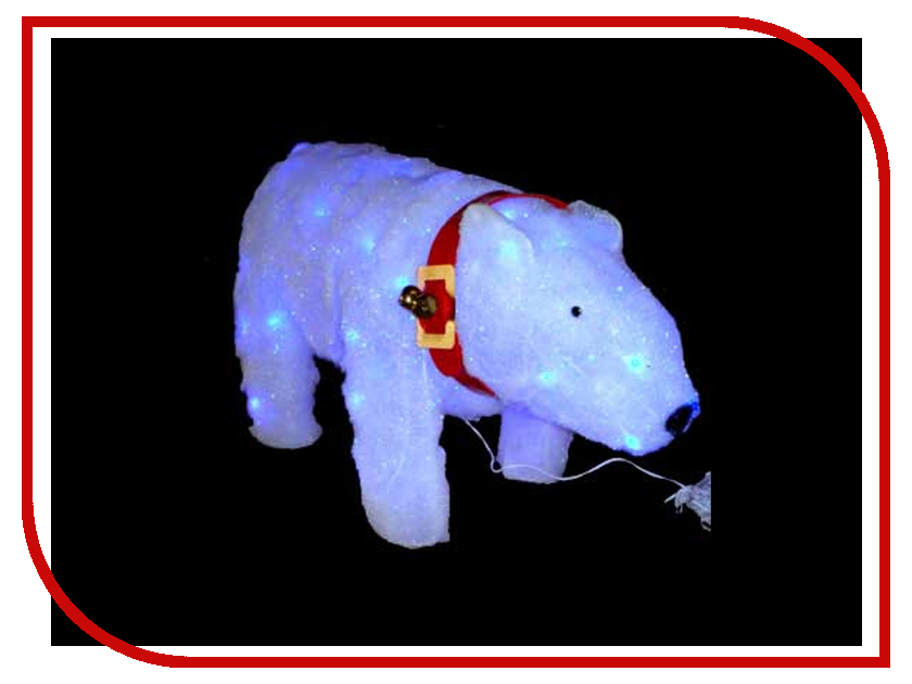

Новогодний сувенир SnowHouse Белый медведь MH60585E18 Blue