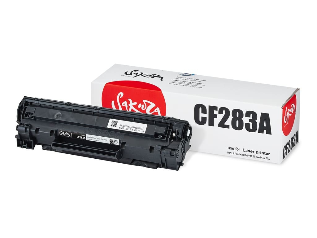 Картридж Sakura SACF283A / CF283A для HP LaserJet Pro M125fw MFP/M127 MFP мфу hp laserjet m141a 7md73a