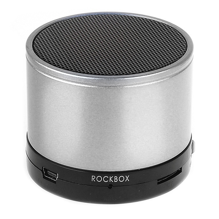 Колонка RockBox Round Glossy Silver 47253