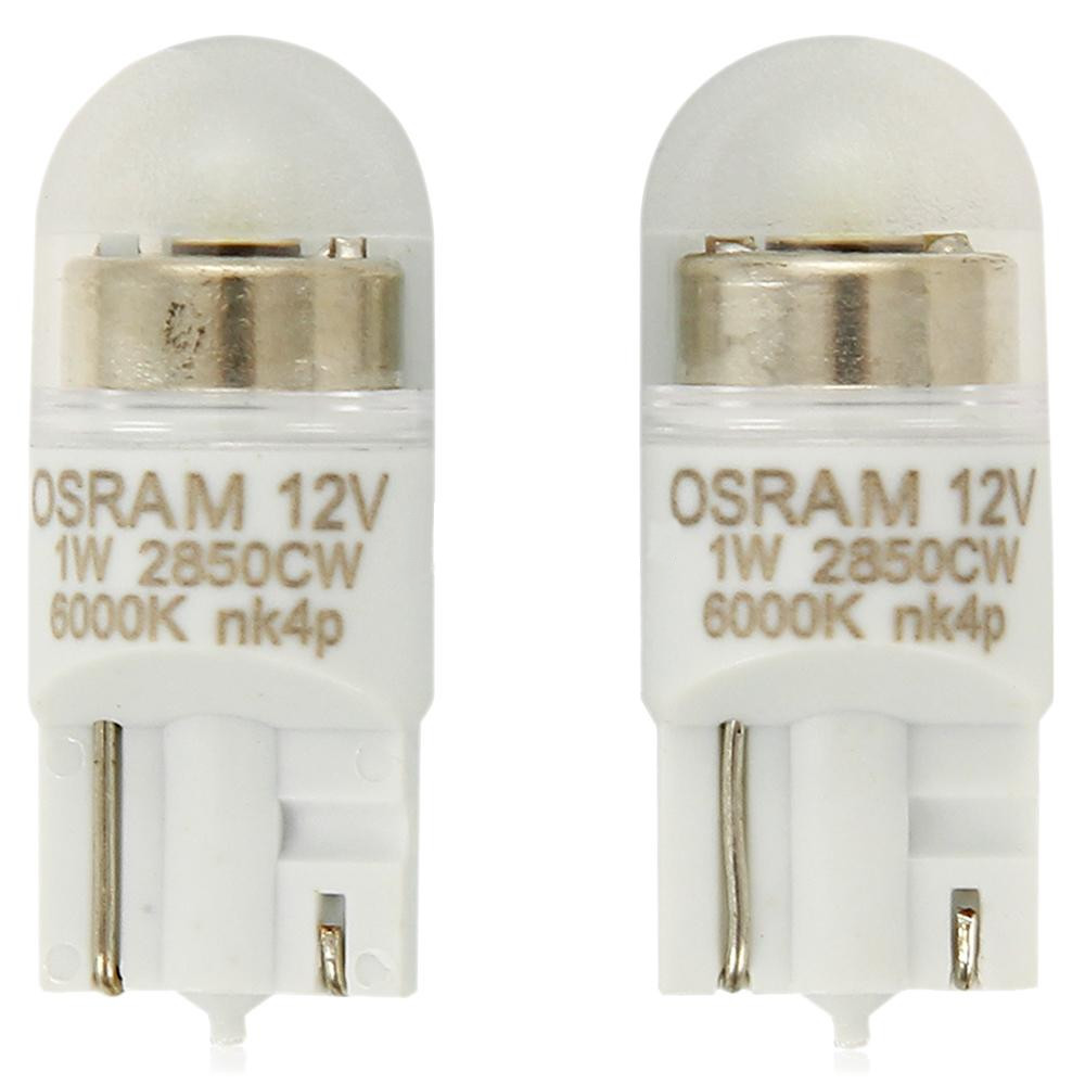 фото Лампа osram w5w 12v-1w led 6000k 2850cw-02b (2 штуки)