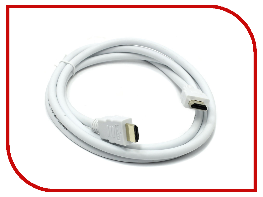 фото Аксессуар AOpen HDMI 19M / HDMI M V1.4 3D with Ethernet 1.8m ACG511W-1.8M White