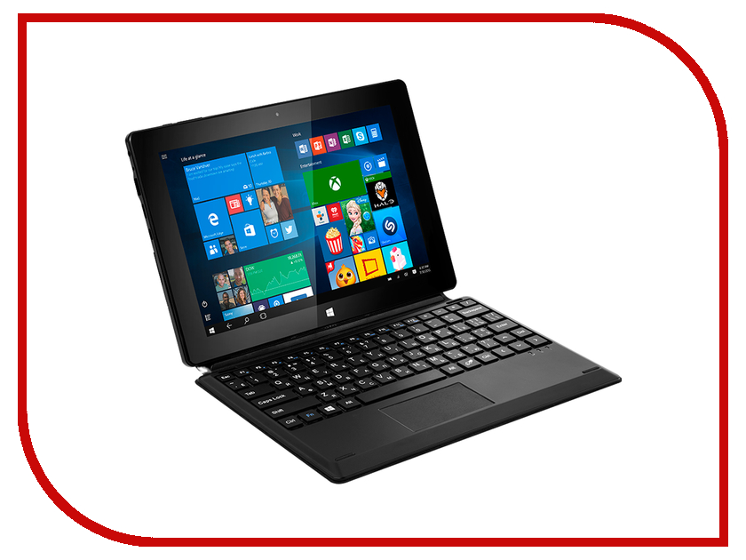 фото Планшет Prestigio MultiPad PMP1010TDBK Black (Intel Atom Z3735F 1.33 GHz/2048Mb/16Gb/Wi-Fi/Bluetooth/Cam/10.1/1280x800/Windows 10)