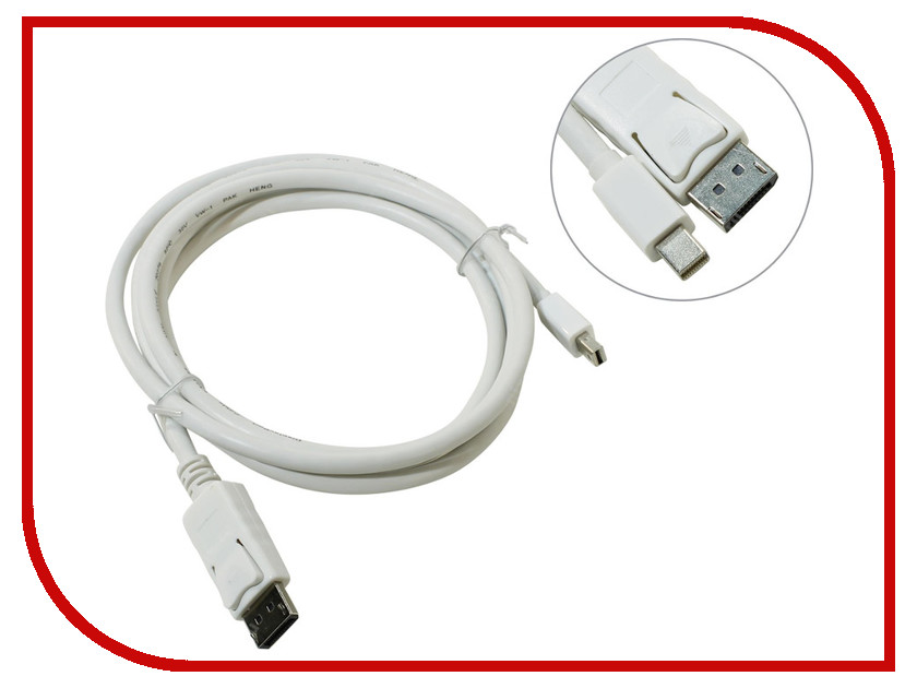 фото Аксессуар Telecom Mini DisplayPort M - Display Port M 1.8m TA681 White