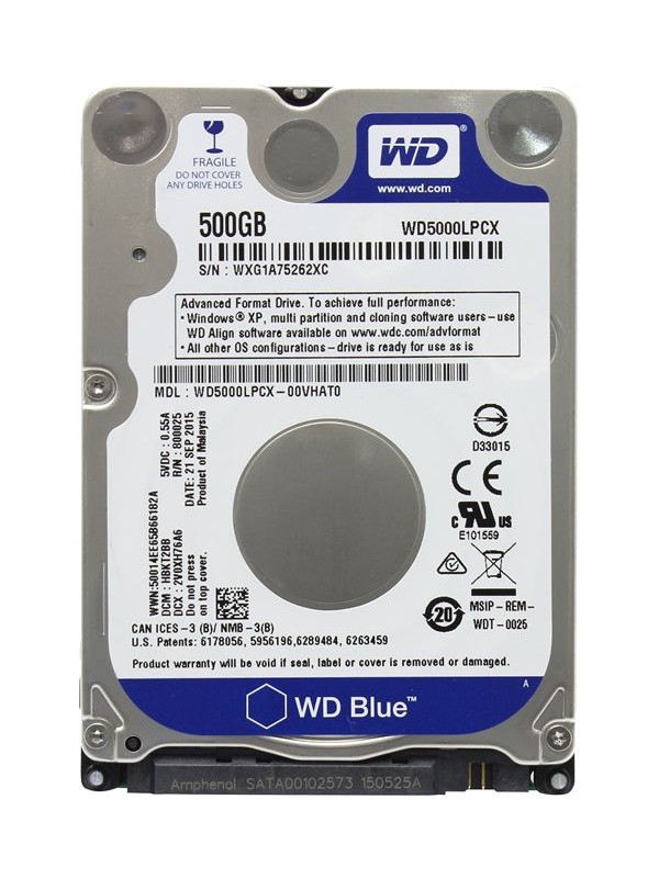 Жесткий диск Western Digital 500Gb WD5000LPCX жесткий диск western digital wd102kryz 10 tb