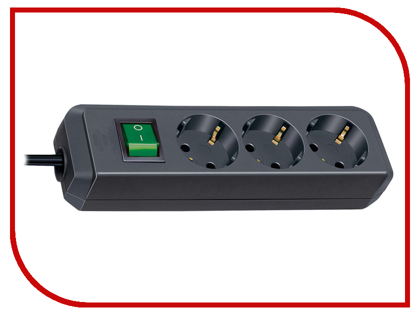 

Сетевой фильтр Brennenstuhl Eco-Line 3 Sockets 5m Black 1152900