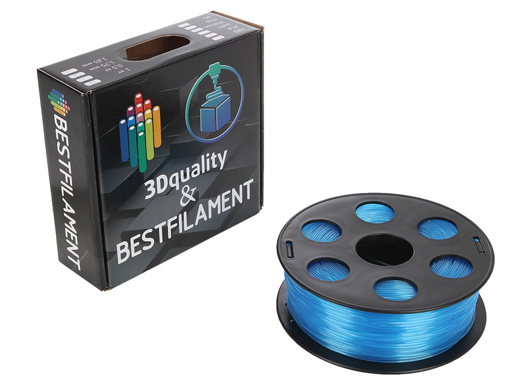 фото Аксессуар Bestfilament Ватсон SBS-пластик 1.75mm 1кг Light Blue