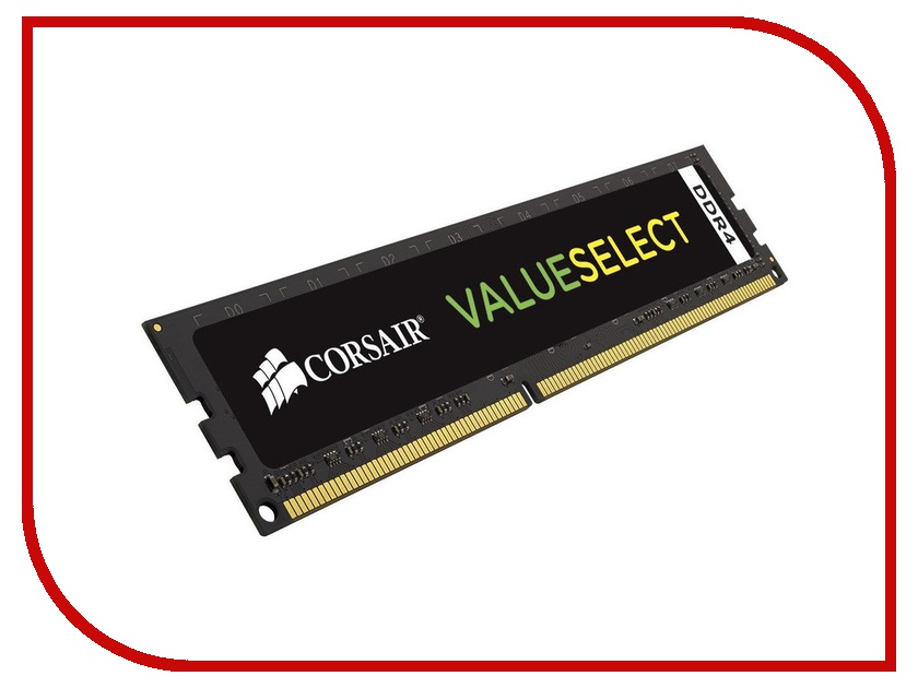 

Модуль памяти Corsair ValueSelect DDR4 DIMM 2133MHz PC4-17000 CL15 - 16Gb CMV16GX4M1A2133C15