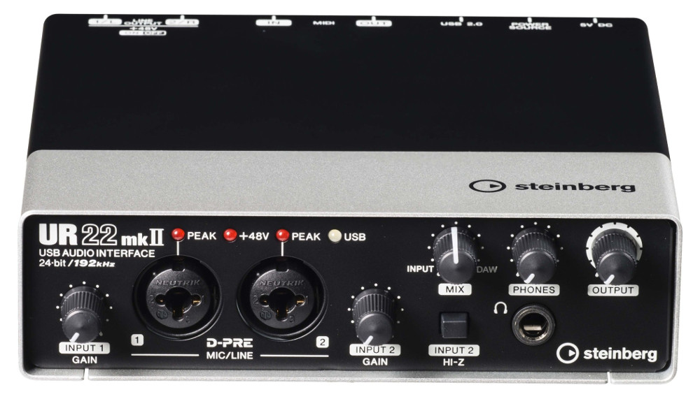 

Аудиоинтерфейс Steinberg UR22 MK II, UR22