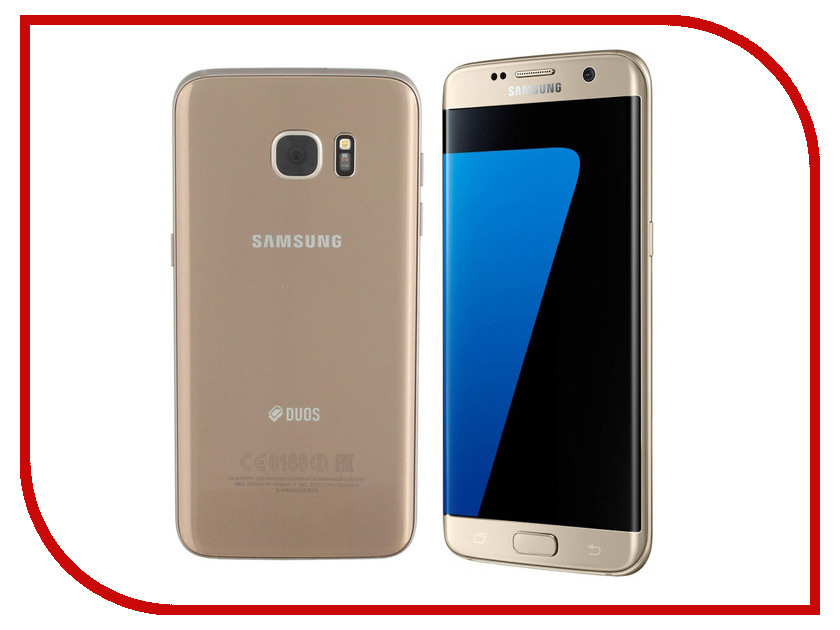 фото Сотовый телефон Samsung SM-G935F Galaxy S7 Edge 32Gb Gold Platinum
