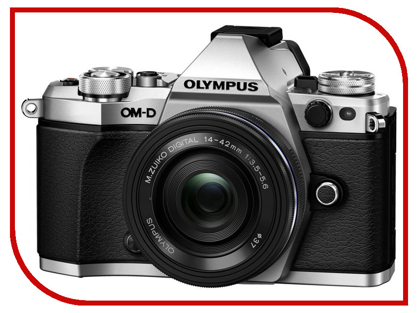 фото Фотоаппарат Olympus OM-D E-M5 Mark II Kit 14-42 mm EZ Silver-Black