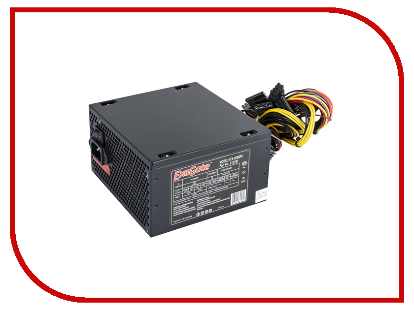 

Блок питания ExeGate ATX-500NPX 500W Black 224734