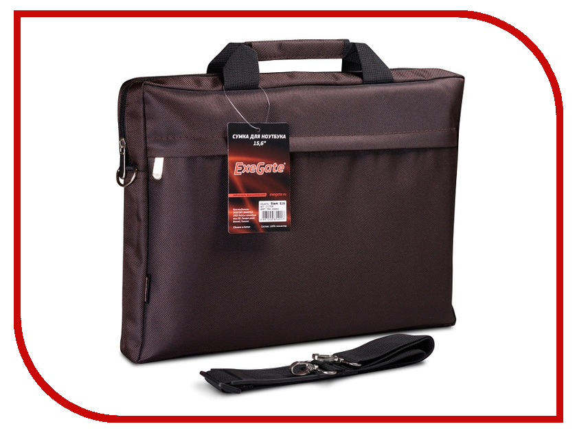 

Аксессуар Сумка 15.6-inch ExeGate Start S15 Charcoal 212308, ExeGate Start S15 212308