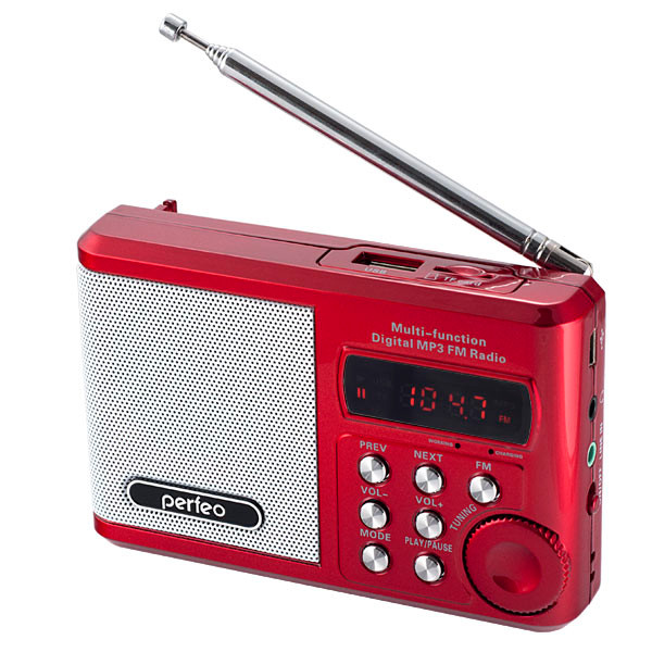 Радиоприемник Perfeo PF-SV922RED Red радиоприёмник perfeo pf a4871 красный