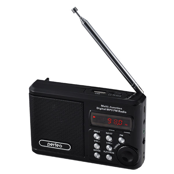 Радиоприемник Perfeo PF-SV922BK Black радиоприемник retekess v111
