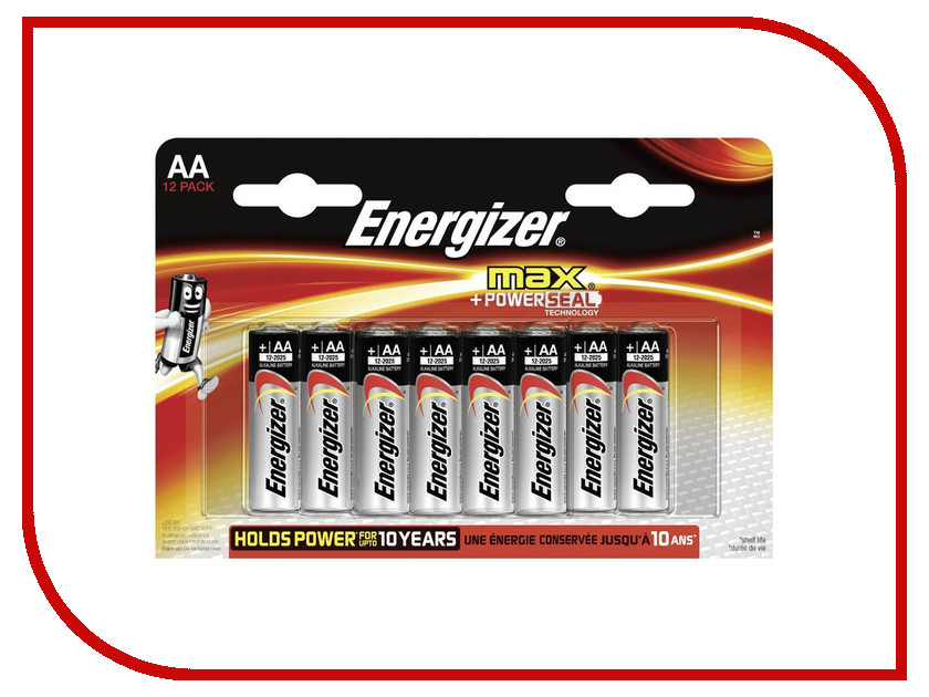 

Батарейка AA - Energizer Max AA/LR6 (12 штук) E300112600, LR6 Max