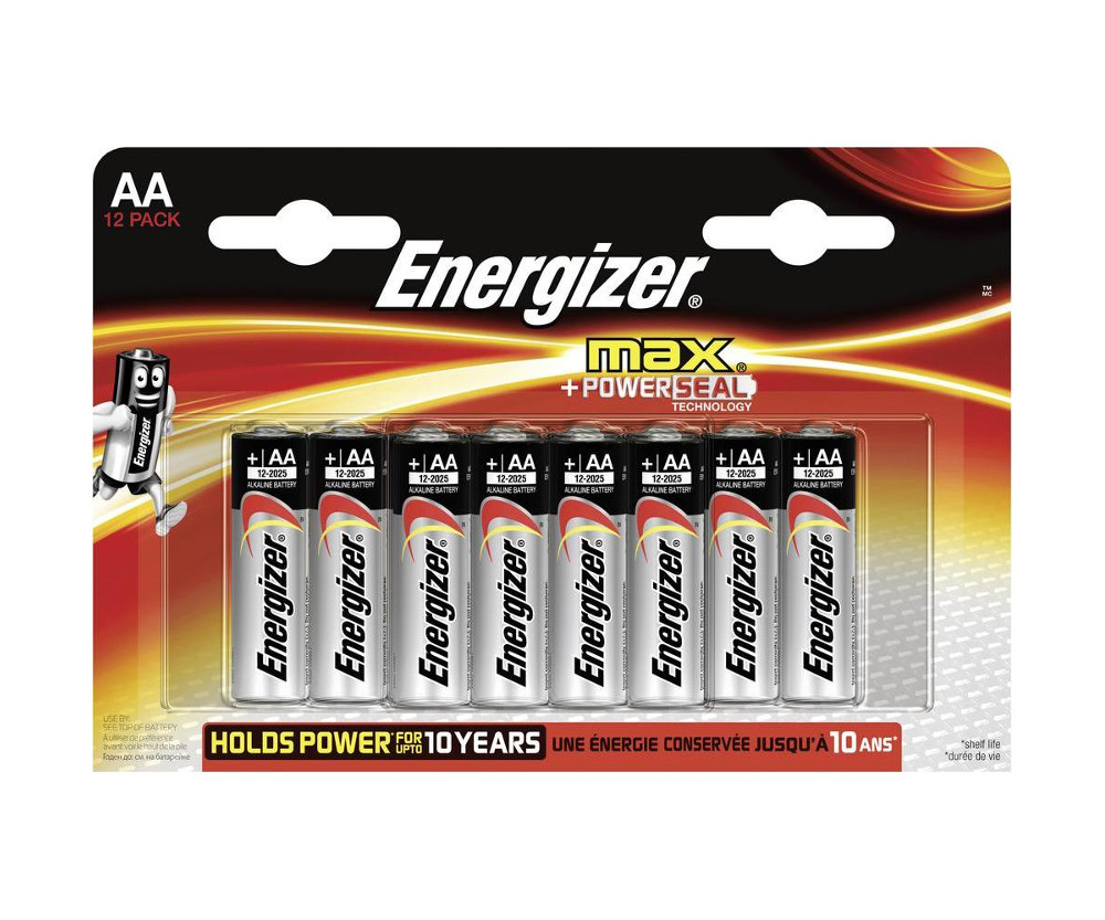 Батарейка AA - Energizer Max (12 штук) E301531401 / 26038