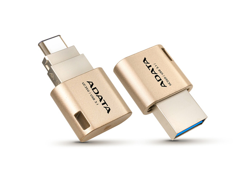 фото USB Flash Drive 16Gb - A-Data Choice UC350 Gold AUC350-16G-CGD