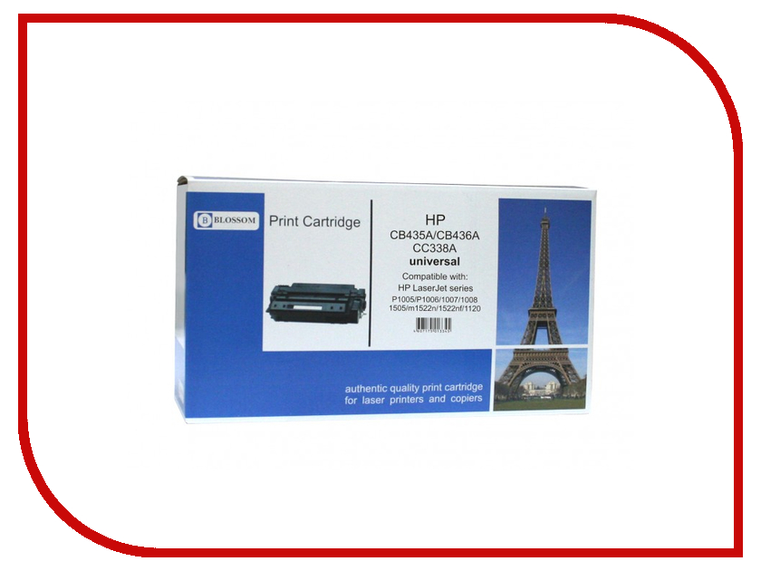 

Картридж Blossom BS-HPCB435/436/285A/C725 Black for HP LJ P1005/1006/1007/1008/1505/M1522N/1522NF/1120
