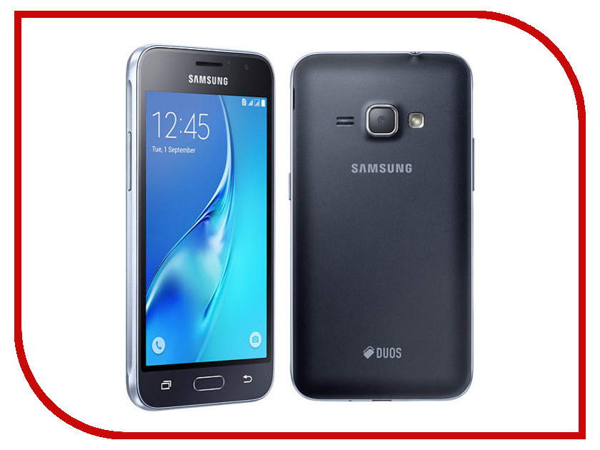 фото Сотовый телефон Samsung SM-J120F/DS Galaxy J1 (2016) Black