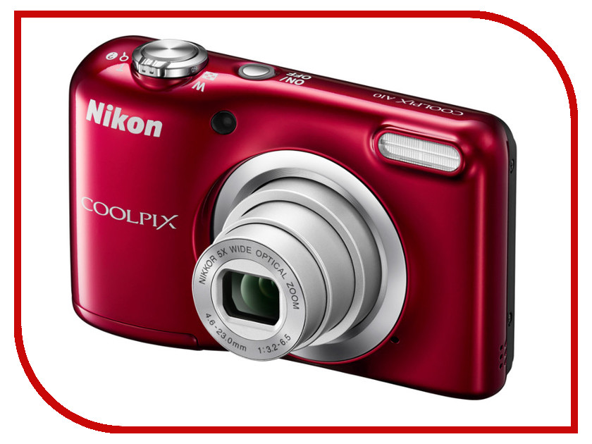 фото Фотоаппарат Nikon Coolpix A10 Red