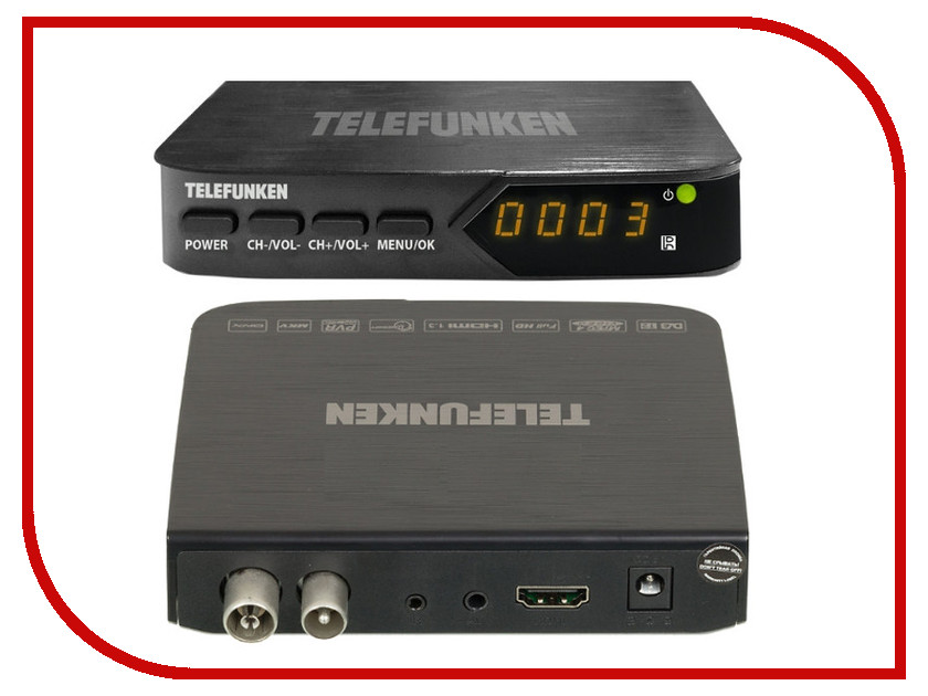 Приемник телевизионный dvb t2. TV-тюнер Telefunken TF-dvbt210. Приставка для цифрового ТВ Telefunken TF-dvbt252. Telefunken DVB-t2 приставки. TV-тюнер Telefunken TF-dvbt215.