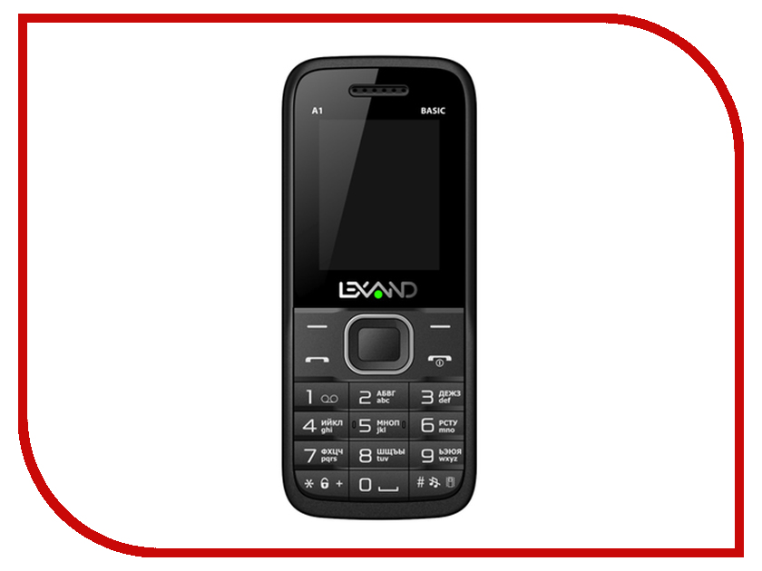фото Сотовый телефон Lexand A1 Basic Black