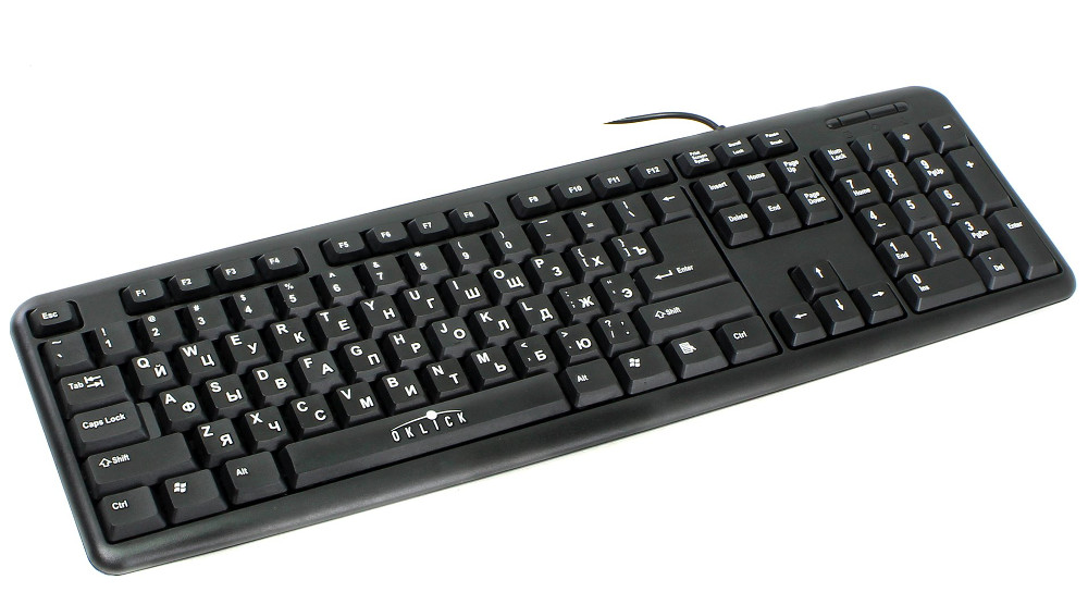 Клавиатура Oklick 180M Black USB купите недорого в интернет-магазине за 258...