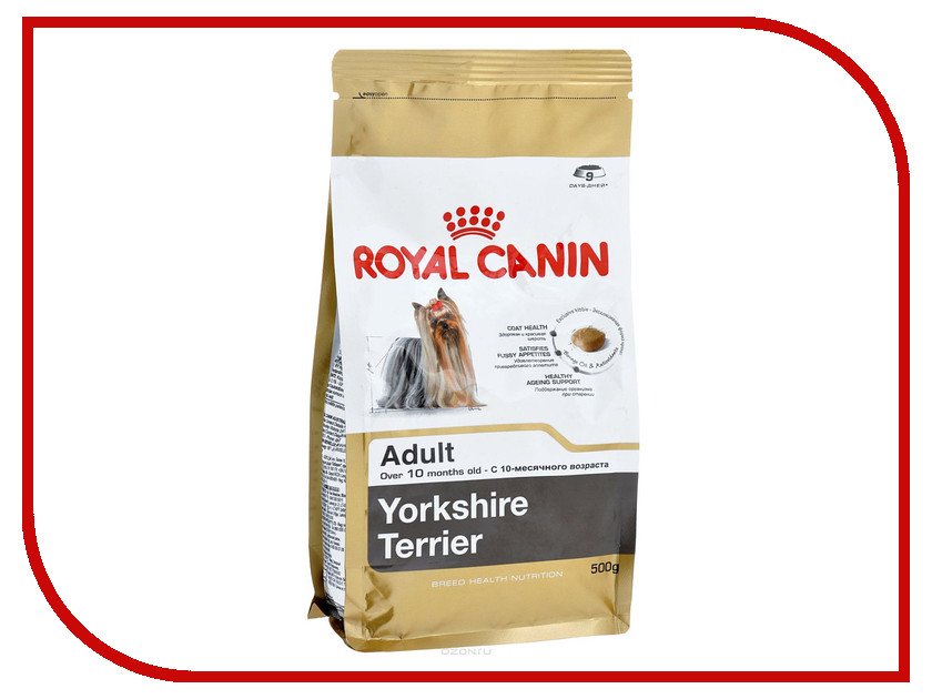 

Корм ROYAL CANIN MINI Yorkshire Terrier 0.5kg 685005