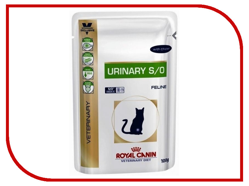 

Корм ROYAL CANIN VET Urinary Feline 100g для кошек 22266