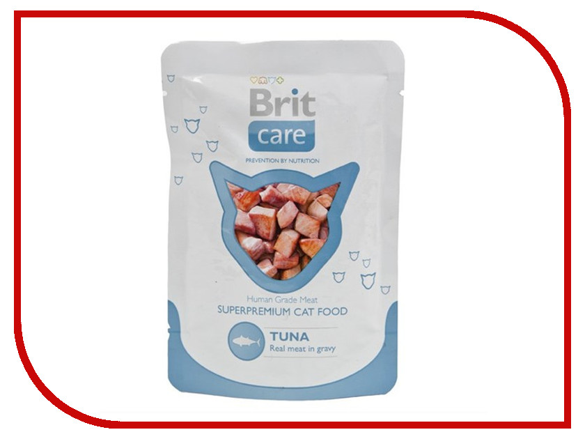 

Корм Brit Care Cat Пауч Тунец 80g для кошек 100119