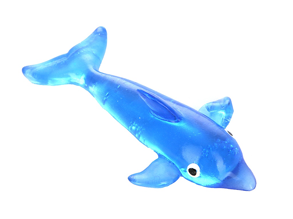 фото Игрушка антистресс Лизун гелевый СмеХторг Дельфины