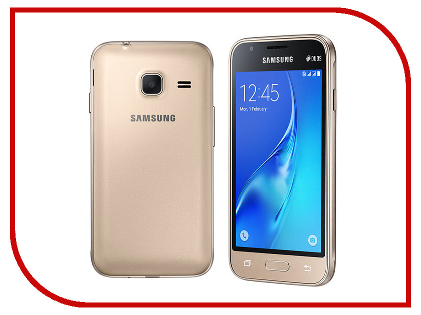 фото Сотовый телефон Samsung SM-J105H/DS Galaxy J1 Mini (2016) Gold