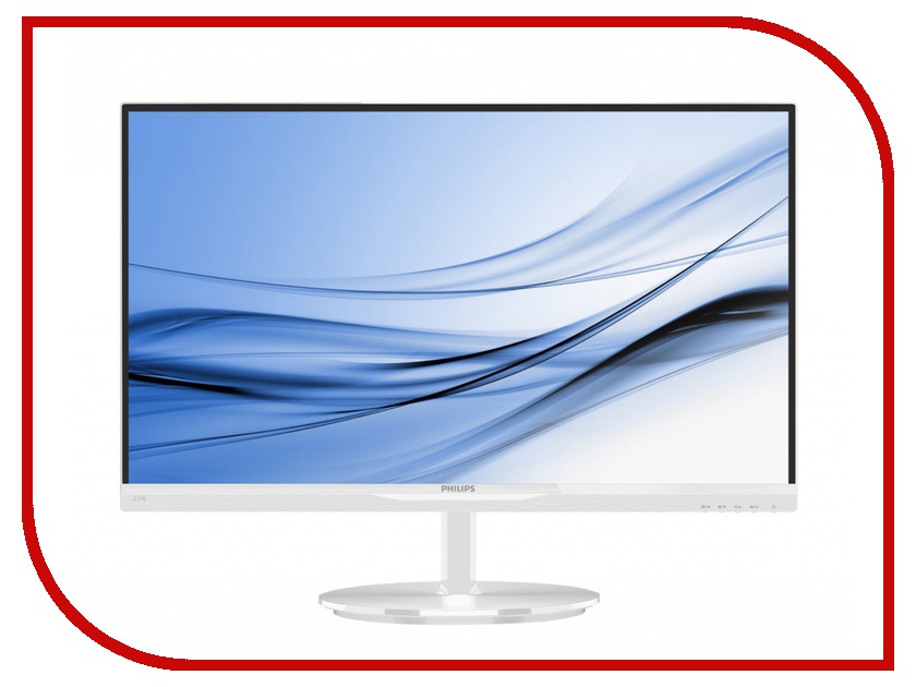 фото Монитор Philips 234E5QHAW White