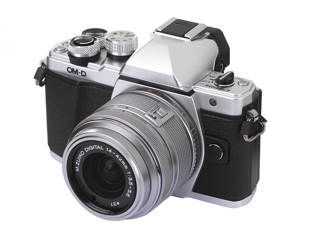 фото Фотоаппарат olympus om-d e-m10 mark ii kit 14-42 mm f/3.5-5.6 ii r silver