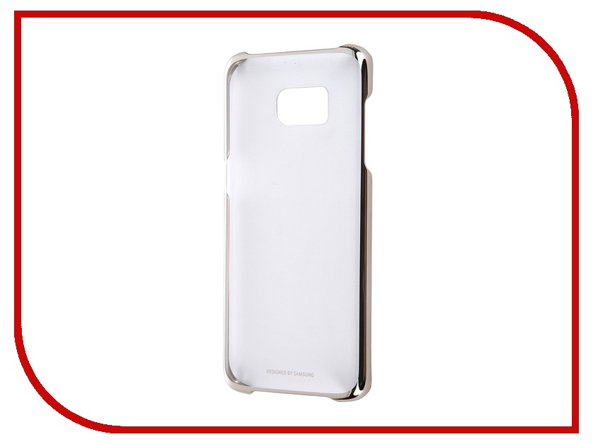 фото Аксессуар Чехол-накладка Samsung Galaxy S7 Edge Clear Cover Gold EF-QG935CFEGRU