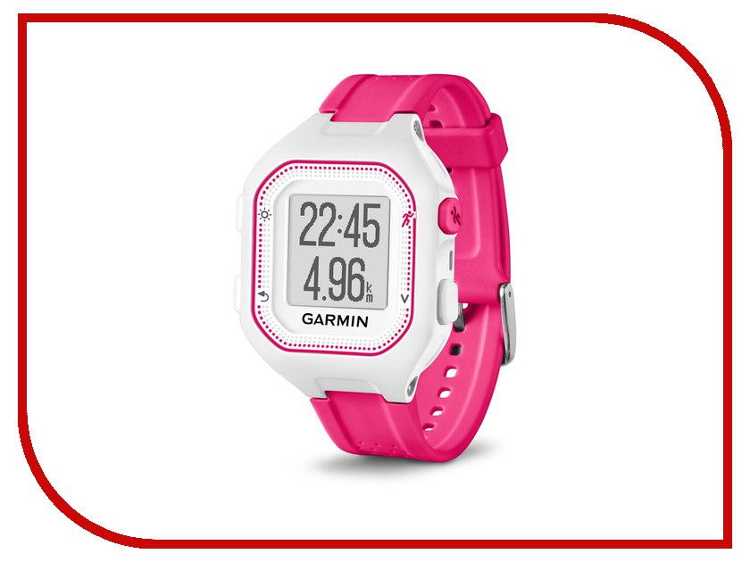 

GPS-туристический Garmin Forerunner 25 Small White-Pink 010-01353-31