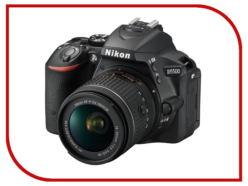 фото Фотоаппарат Nikon D5500 Kit 18-55 mm VR AF-P Black
