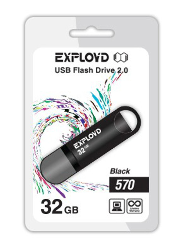 Zakazat.ru: USB Flash Drive 32Gb - Exployd 570 EX-32GB-570-Black