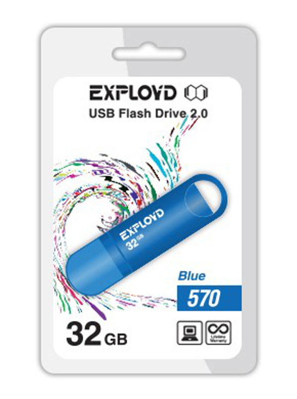 Zakazat.ru: USB Flash Drive EXPLOYD 570 32GB Blue