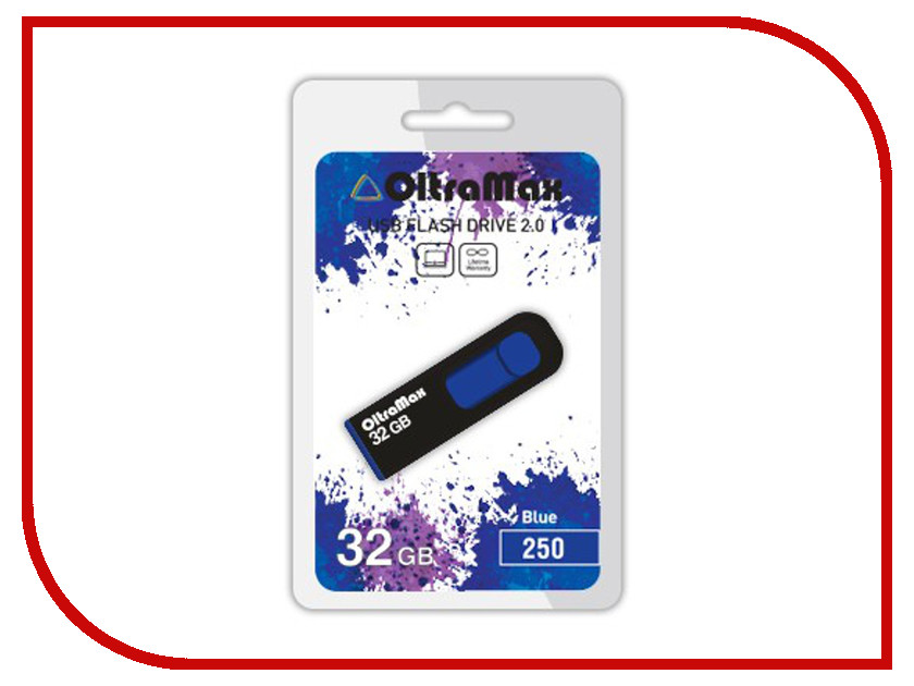

USB Flash Drive 32Gb - OltraMax 250 OM-32GB-250-Blue, OltraMax 250