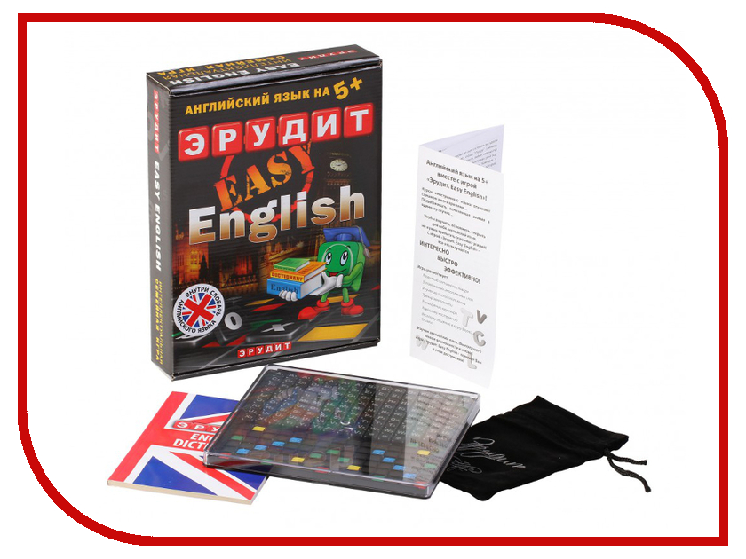 

Настольная игра Биплант Эрудит Easy English 10007
