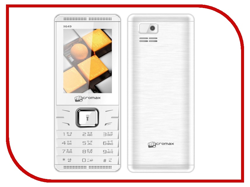 фото Сотовый телефон Micromax X649 White