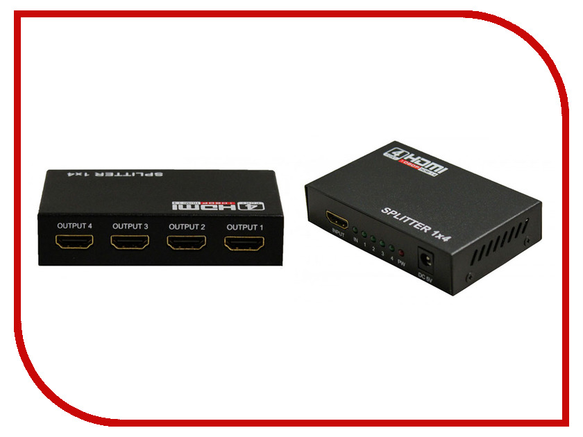 фото Сплиттер Palmexx 1HDMIx4HDMI 1080P 3D ver 1.4 PX/HDMI-4