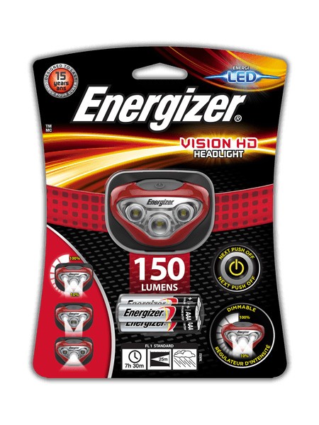 Фонарь Energizer Headlight Vision HD + 3 AAA E300280502 / 28528