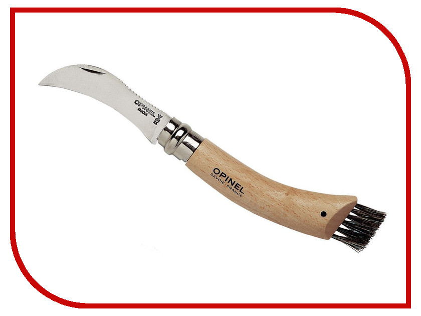 

Нож Opinel №8 грибной 001250 - длина лезвия 76мм, №8 001250