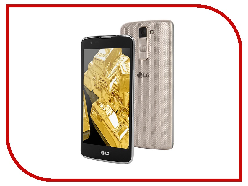 фото Сотовый телефон LG K350E K8 Black-Gold