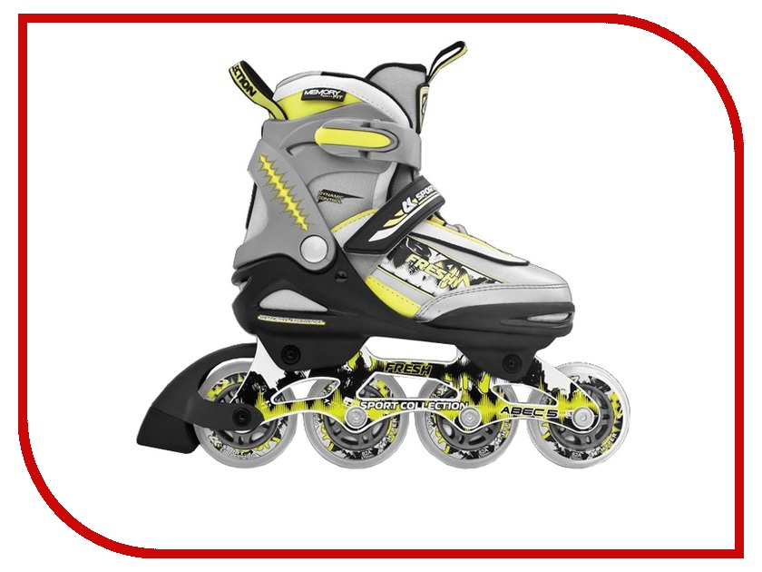 

Коньки Спортивная Коллекция 31-34 Fresh Yellow