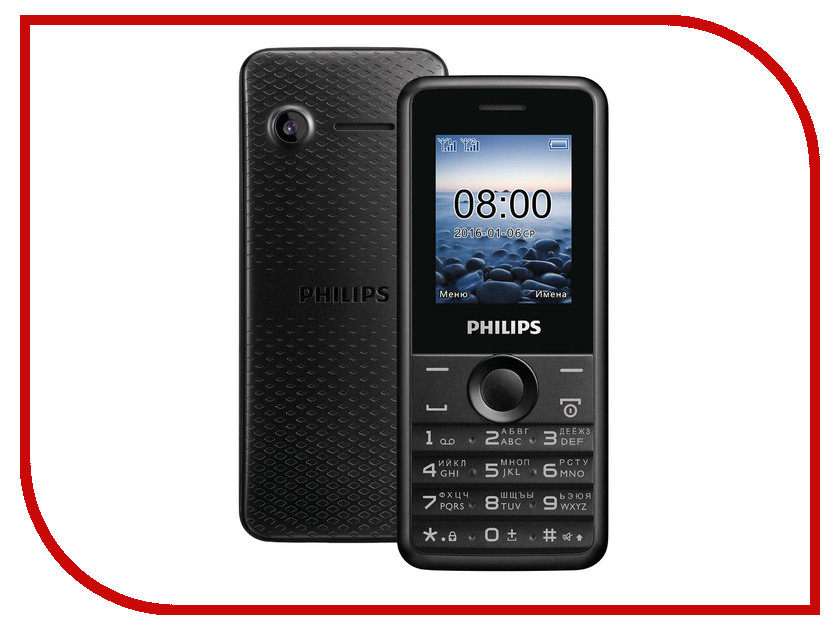 фото Сотовый телефон Philips E103 Xenium Black
