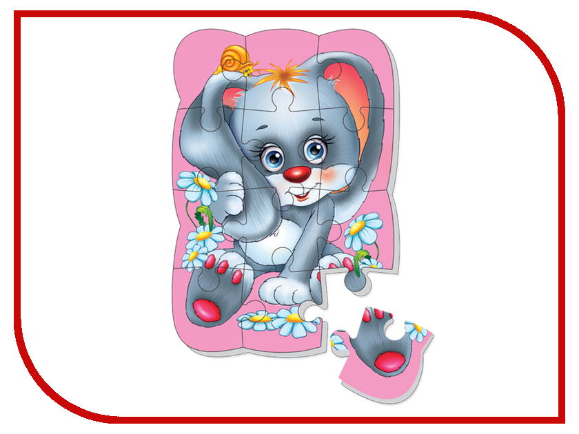 

Пазл Vladi Toys Пазлы на магните Зайка VT3205-34