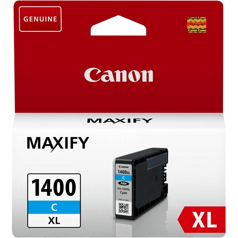 Картридж Canon PGI-1400C XL Cyan 9202B001 для MAXIFY МВ2040/МВ2340 картридж canon pgi 1400c xl cyan для maxify мв2040 мв2340 9202b001